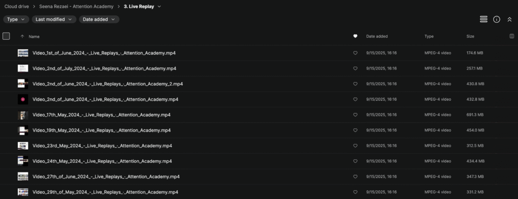 Seena Rezaei – Attention Academy