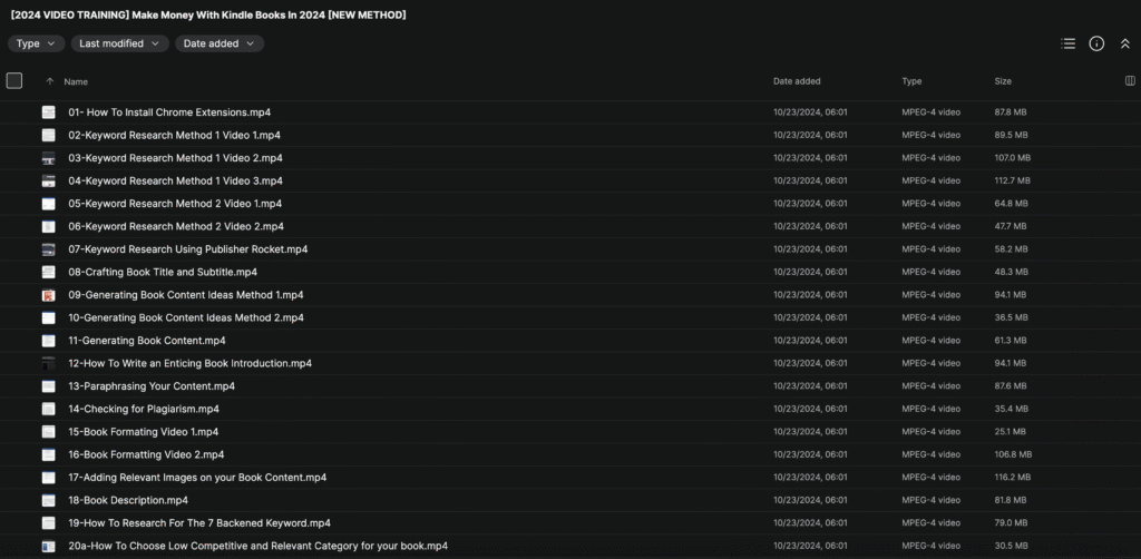[2024 VIDEO TRAINING] Make Money With Kindle Books In 2024 [NEW METHOD]