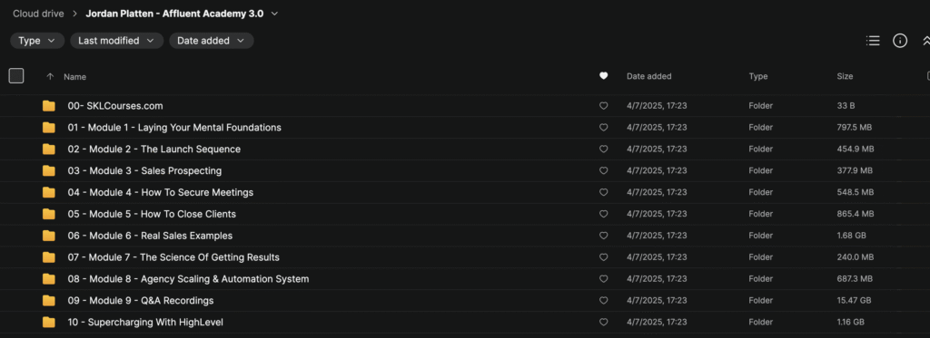 Jordan Platten – Affluent Academy 3.0