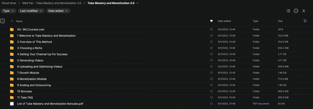 Matt Par – Tube Mastery and Monetization 3.0