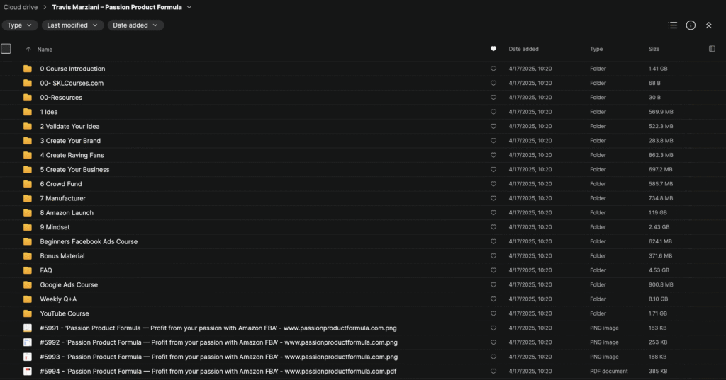 Travis Marziani – Passion Product Formula