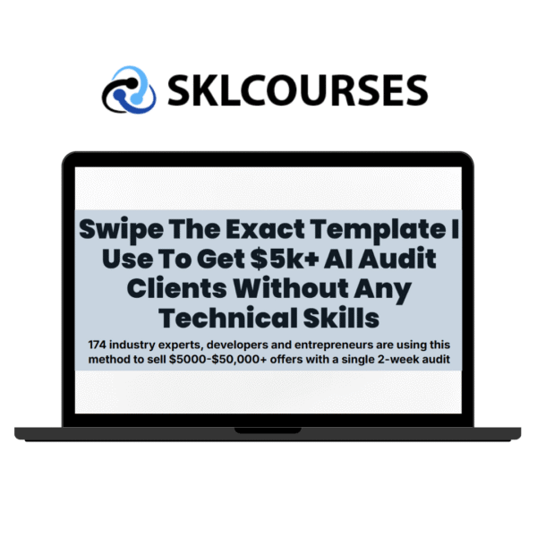 The AI Audit – The Exact Template I Use To Get $5k+ AI Audit Clients Without Any Technical Skills Course