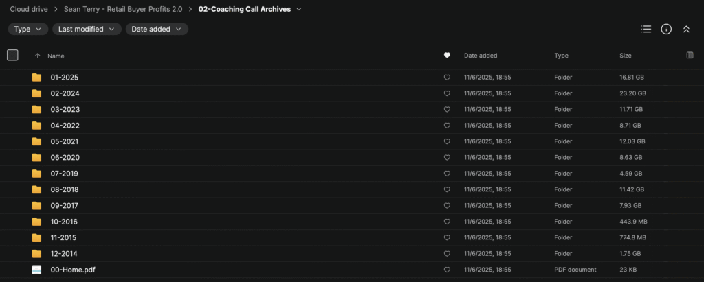 Sean Terry – Retail Buyer Profits 2.0