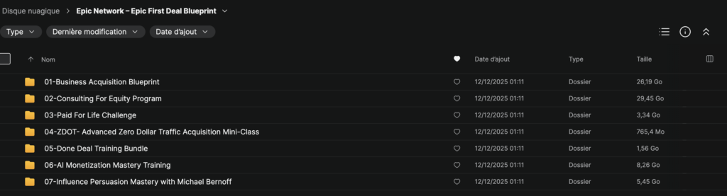 Epic Network – Epic First Deal Blueprint