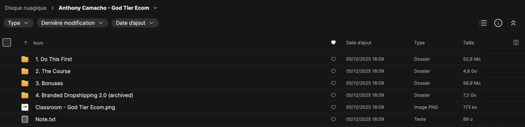 Anthony Camacho – God Tier Ecom (09.2025)