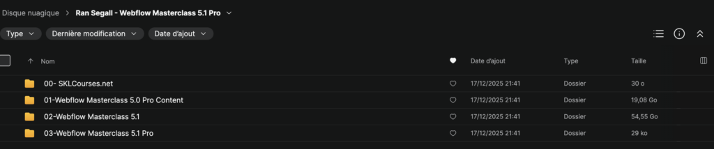 Ran Segall – Webflow Masterclass 5.1 Pro